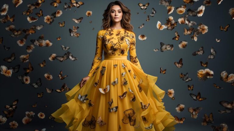 Butterfly Prom Dress