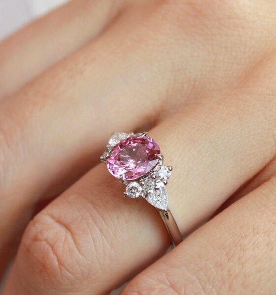 Pink Diamond Ring