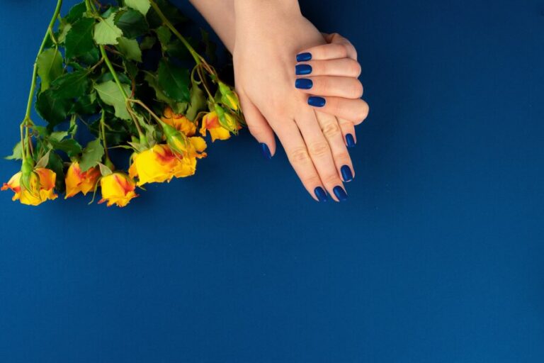 Blue Nails