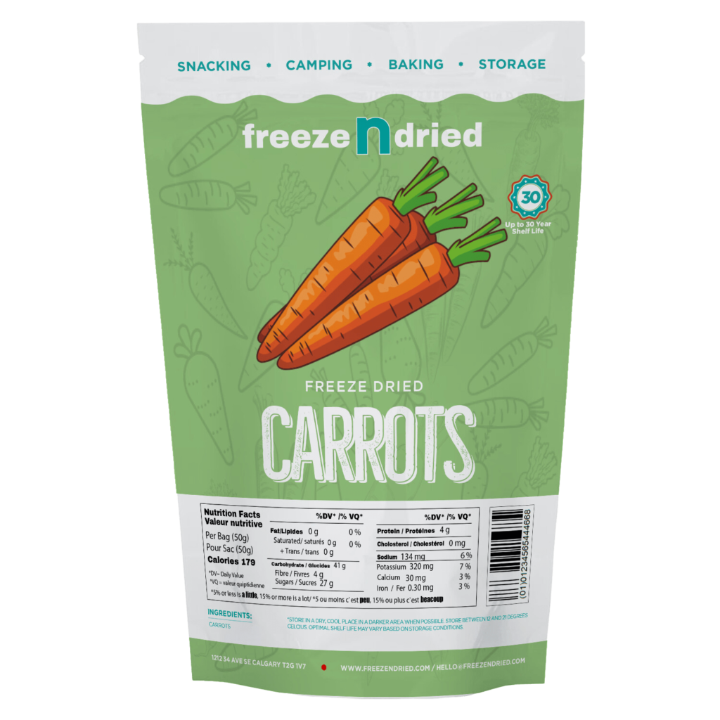 Freeze-Dried Vegetables