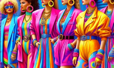 Colorful 80s Fashion