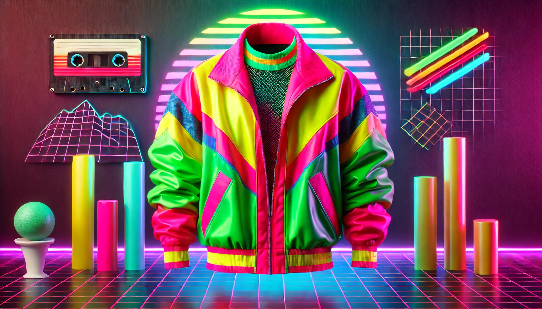 80s Neon Jacket