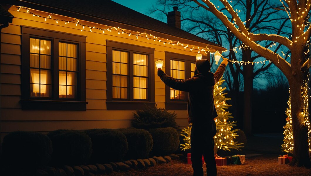 Christmas Light Installation