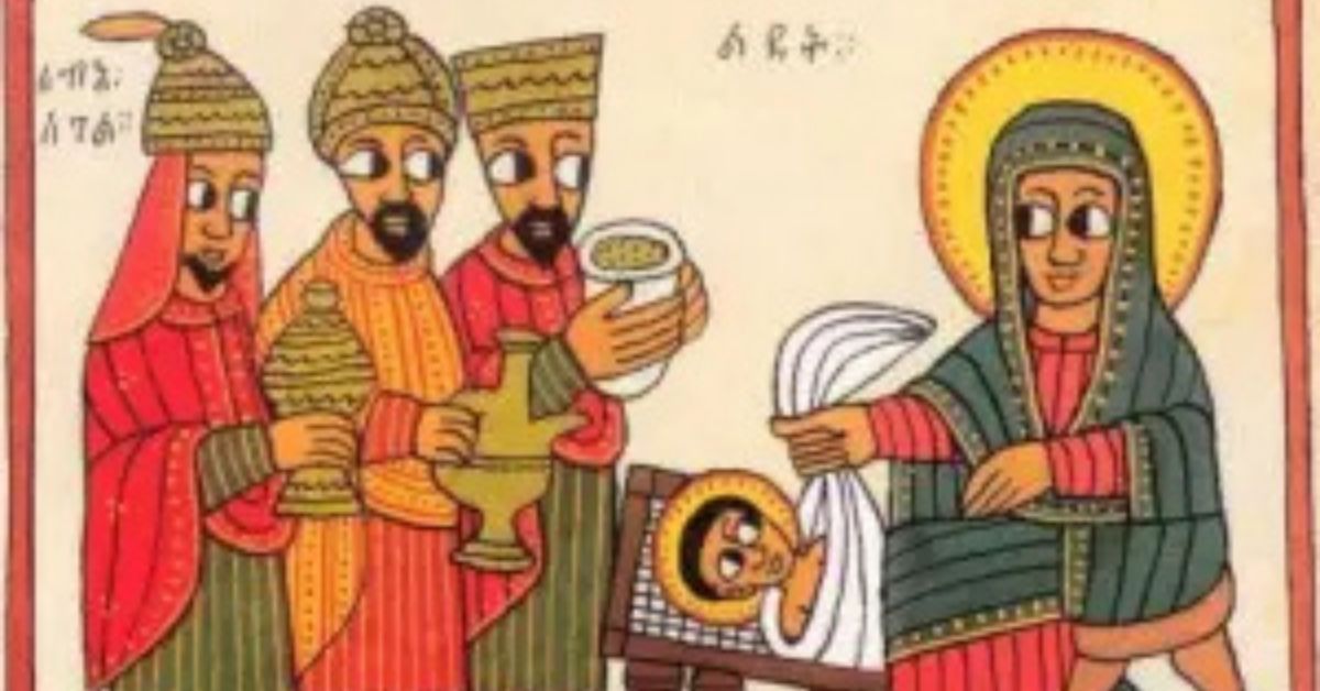 Three Magi from Ethiopia