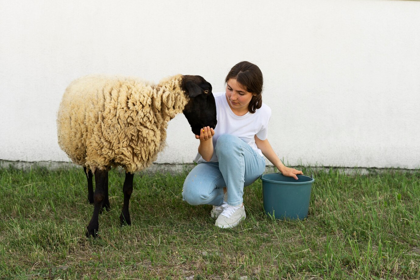 Suffolk Sheep Distinctive Markings