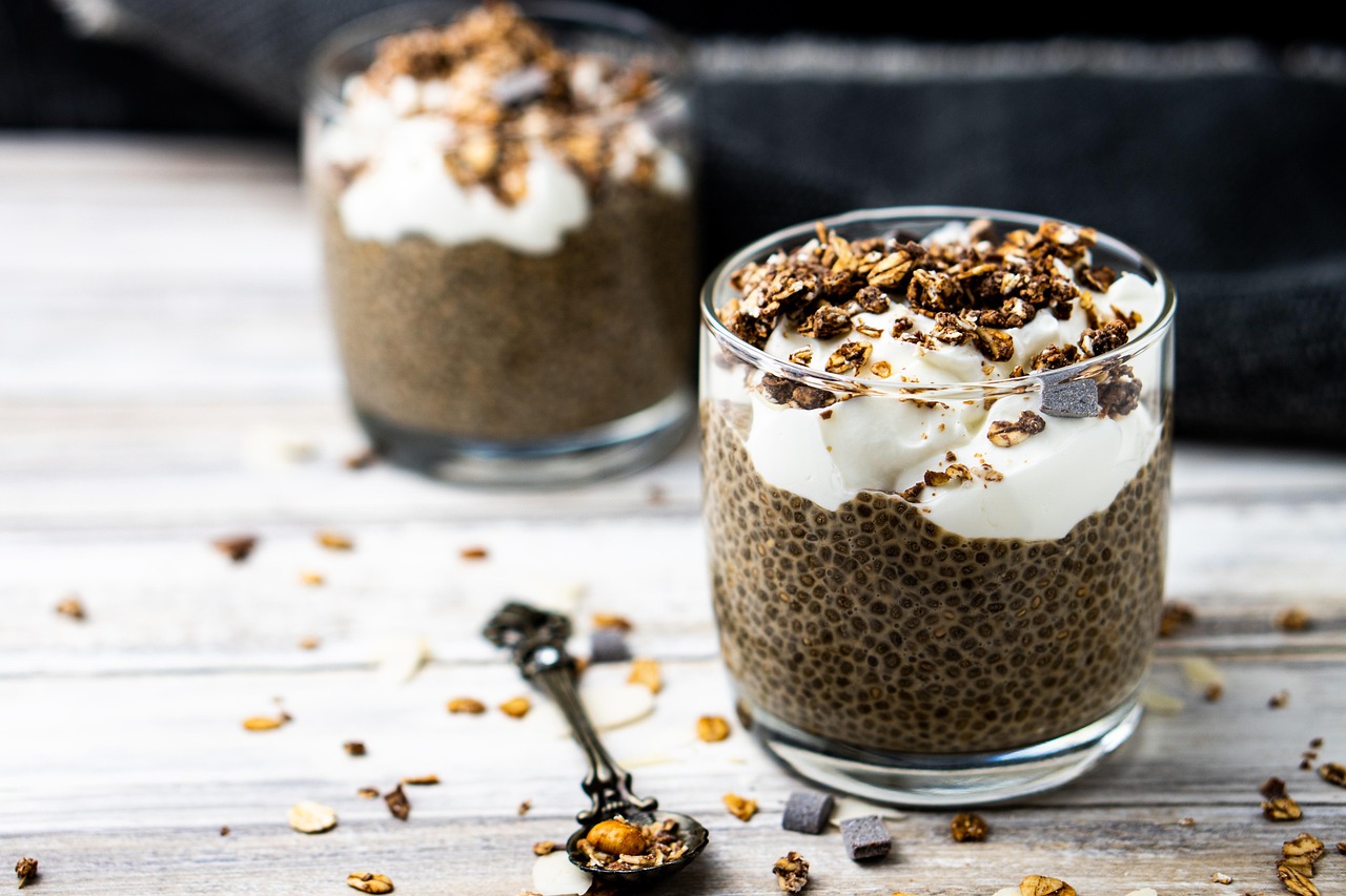 Chia Seeds in Fruit Smoothies