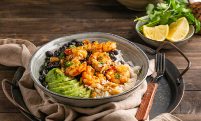 Blackened Shrimp Bowls