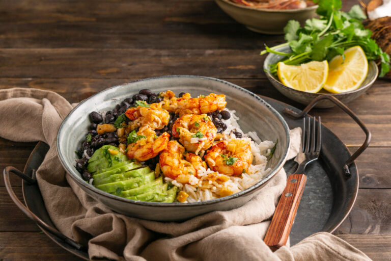 Blackened Shrimp Bowls
