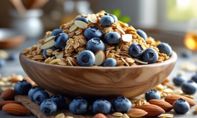 Diabetic-Friendly Blueberry Granola