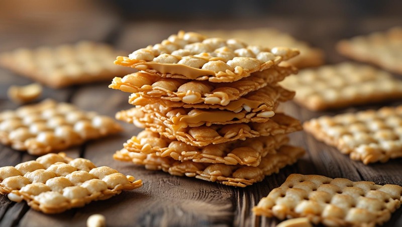 Peanut Butter Rice Crackers