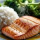 Salmon, Rice, and Broccoli